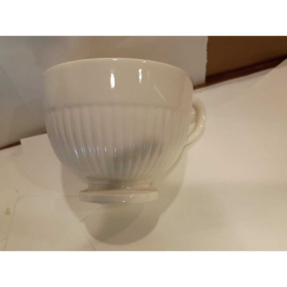 Vintage Wedgwood EDME Footed Ribbed-Edge Tea Cup Perfect ~ England